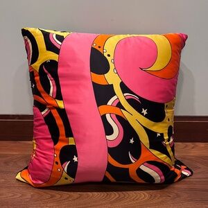 Retro Silk Pillow with Velvet Back